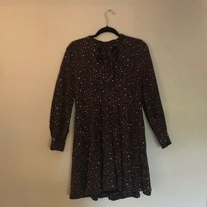 Long-sleeved “Starry night” dress by Madewell